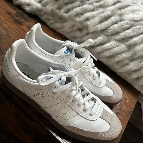 Adidas White and Brown Sneakers - SAMBA - Picture 5 of 5